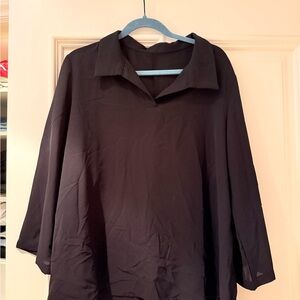 SHEIN Black Long Sleeve Top